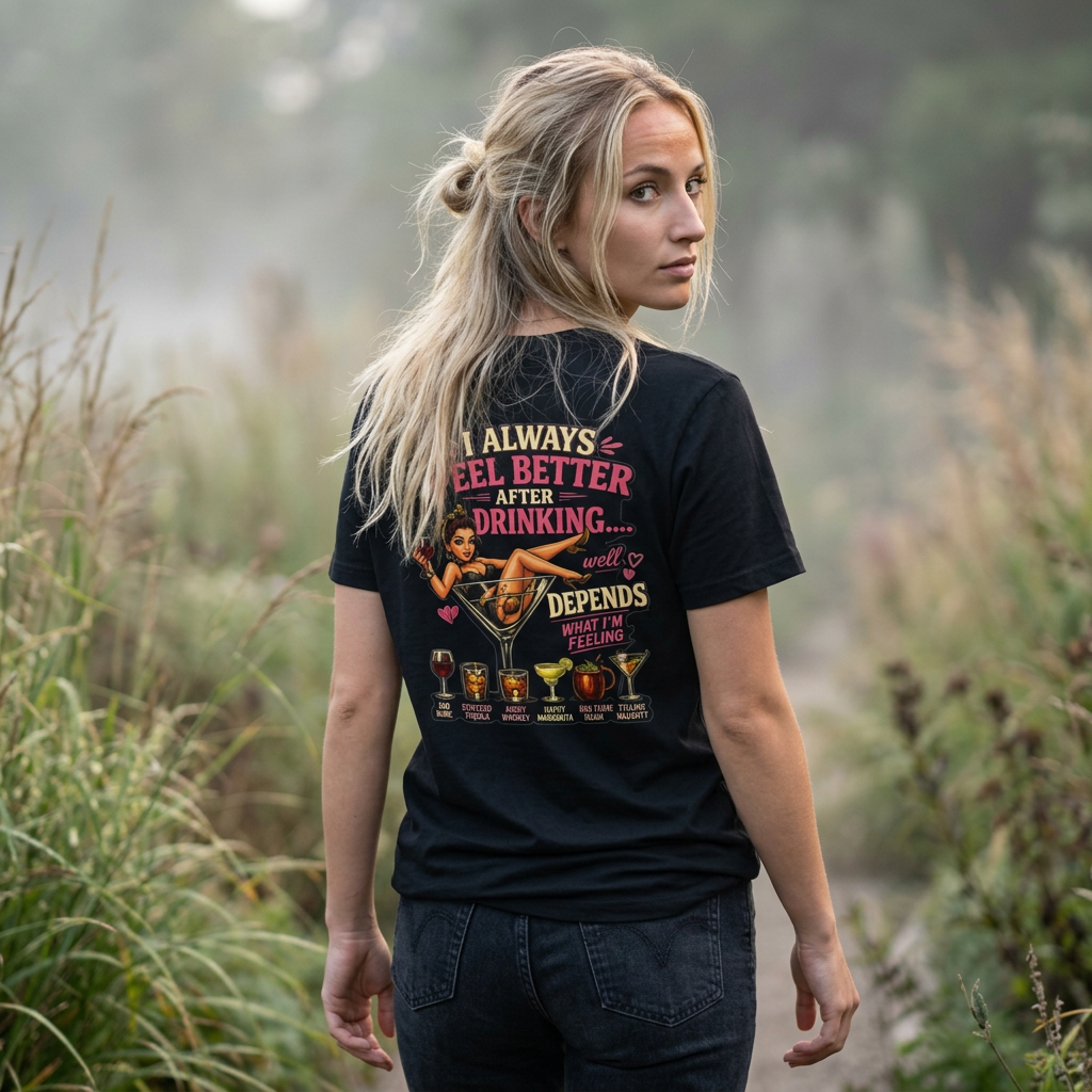 "I Always Feel Better After Drinking" Tee